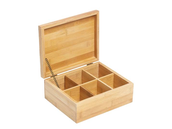Teebox Bambus 6 Fächer