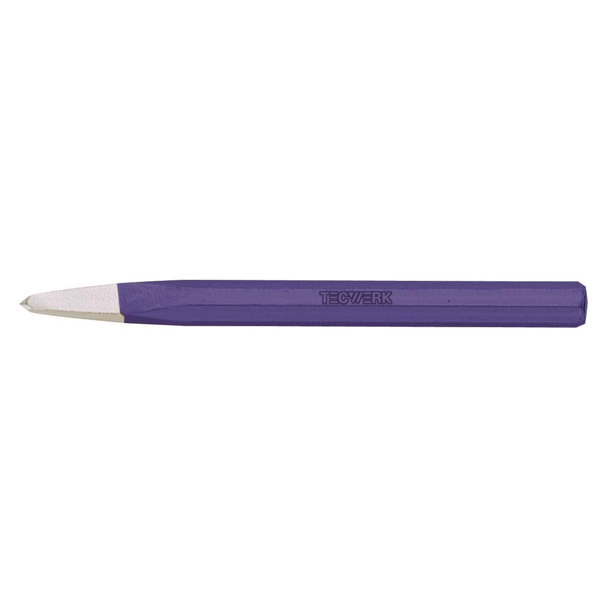 Tecwerk Fliesenmeissel spitz Schaftquerschnitt 8 mm 100 mm Chrom-Vanadium-Stahl (2000817171)