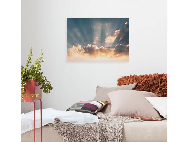 Leinwandbild KOMAR Enlightenment - Grösse 60 x 40 cm , bunt (farbe bild(er): bunt), B:60cm H:40cm T:2cm, Holz, Papier, Bilder, Leinwandbild, Keilrahmenbild mi Echtholzrahmen