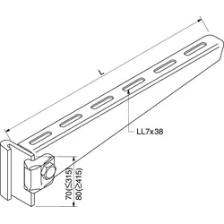 Rico Ausleger 16B1-200-V