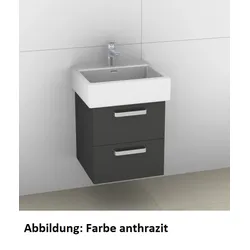 Artiqua 415 Waschtischunterschrank für Living City 817431 Sangallo Grau quer, 415-WU2L-L5-7154-432 415-WU2L-L5-7154-432