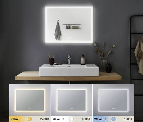 Paulmann HomeSpa Mirra 93013 Bad-Wandleuchte Warmweiß Chrom, Weiß