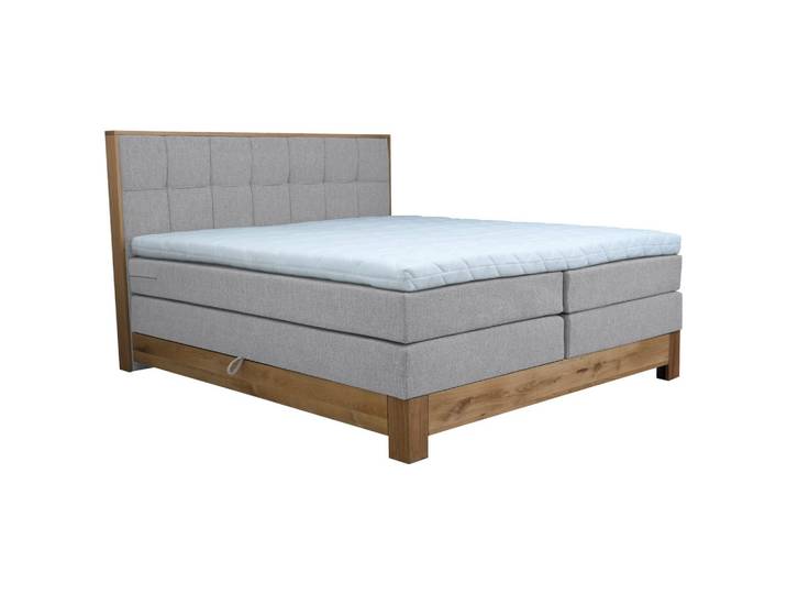 Boxspringbett Cloud Hellgrau ca. 180x200cm
