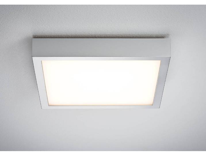 Plafonnier Lunar 23 x 3cm Gris/Chrome Aluminium chromé LED Module LED