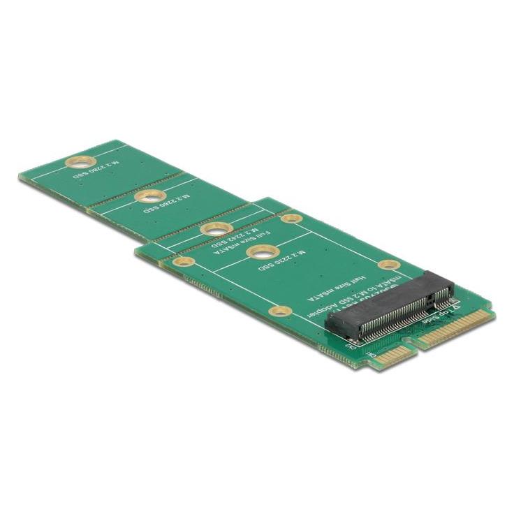 Delock M.2 NGFF zu mSATA Adapter (62592)