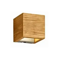 Trio LED-Wandleuchte Brad Holz Braun 11 cm