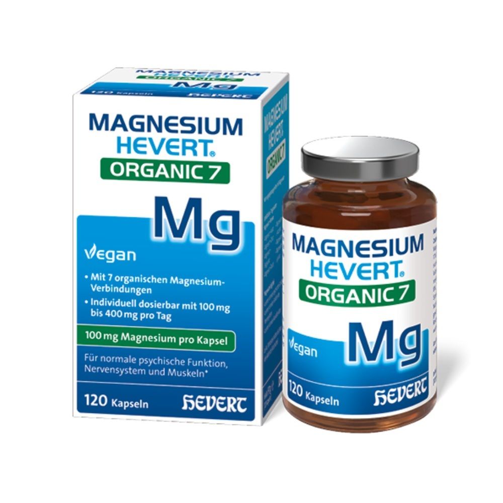 Magnesium Hevert Organic 7 Kapseln 120 St