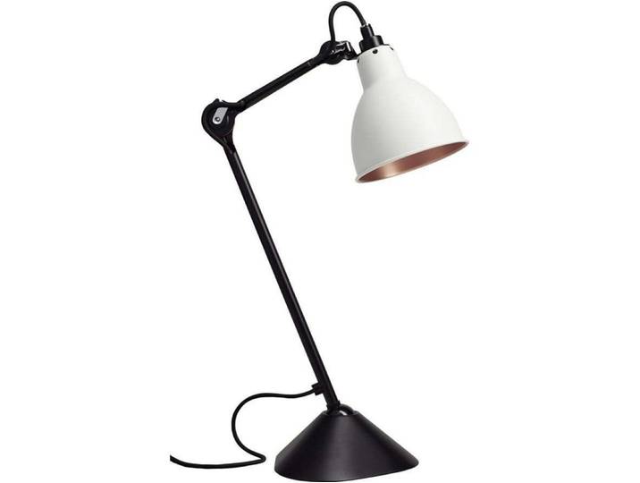 Lampe à poser Lampe Gras 205, noir/blanc/cuivre - DCW - Bureau / espaces de travail - Métal