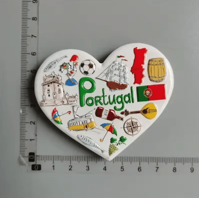 Inspire Picks Portugal Souvenir Fridge Magnets Lisbon Tram & Porto Travel Collection 14