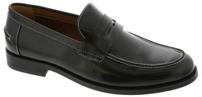 Steve Madden Natan - Mens 9.5 Black Slip On Medium