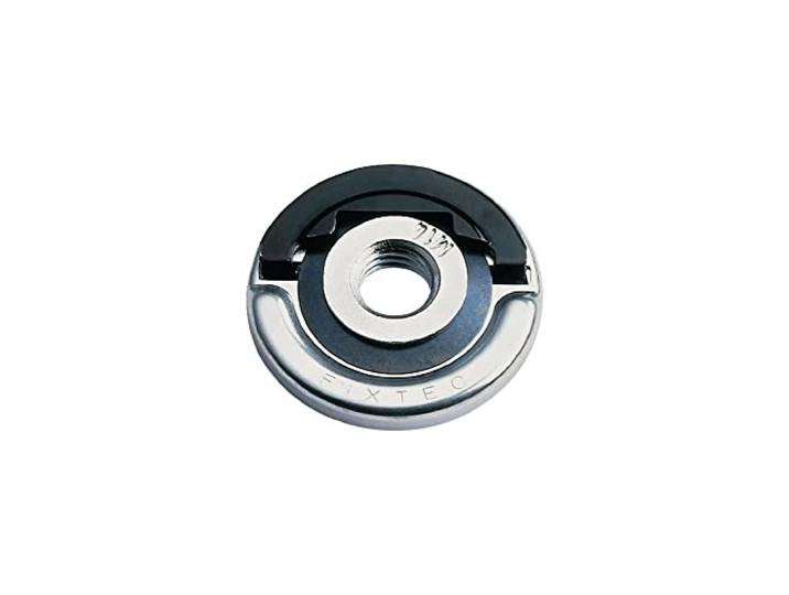 AEG Écrou FIXTEC M14 pour Meuleuse d'Angle 4932358225 Serrage sans Outil Remplace la bride standard\, changement de disque à la main sans clé à ergot\, filetage M14\, blister de 1 unité\, gain de temps