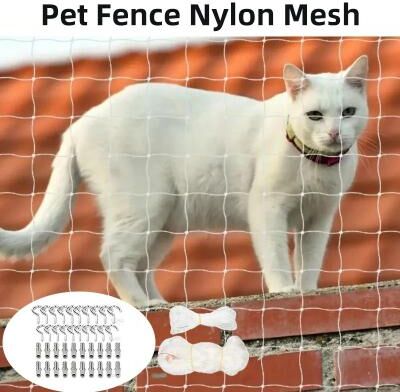 Uplift Essentials Heavy Duty Balcony Netting For Pets Anti Fall Safety Mesh And Protective Fence 26 X 10 Ft (8x3m)