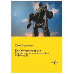 Der Kriegsschauplatz, Fachbücher von Otto Boeckner