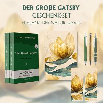 Der Große Gatsby Geschenkset - 2 Bücher (mit Audio-Online) + Eleganz der Natur Schreibset Premium, Set von F. Scott Fitzgerald, EasyOriginal Verlag,