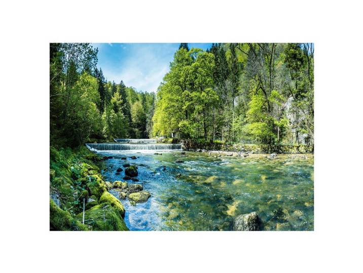 FOTOTAPETE Wasserfall 3D Natur 250x175