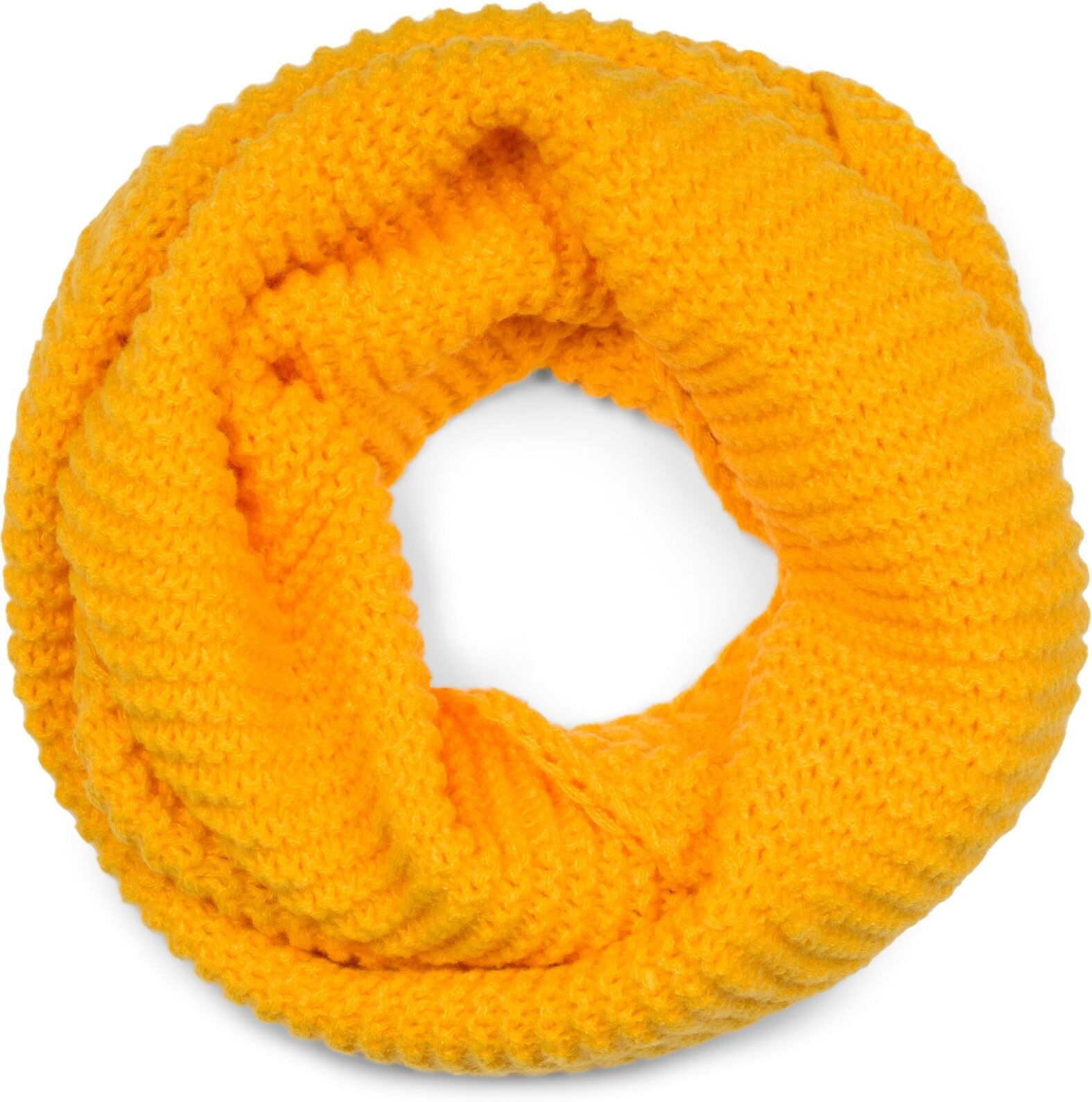 Loop STYLEBREAKER "Strick Loop Wellenmuster", Damen, gelb, Obermaterial: 100% Polyacryl PAN., Modisch, Modetücher Loop