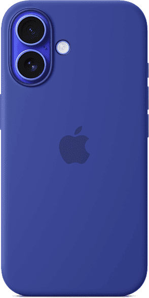 Apple Funda de silicona con MagSafe para iPhone 16, Azul ultramar