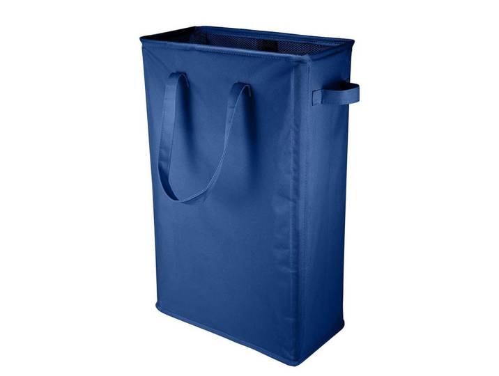 Wäschekorb schmal mit Griffen 39x19x60cm Dunkelblau, Blau, 19x60x39 cm, Haushalt & Reinigung, Wäschepflege, Wäschekörbe & Wäschetonnen