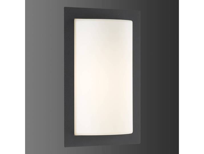 LCD LED Außenwandleuchte Luis, schwarz, Edelstahl, Modern