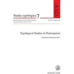 Typological Studies in Participation, Fachbücher