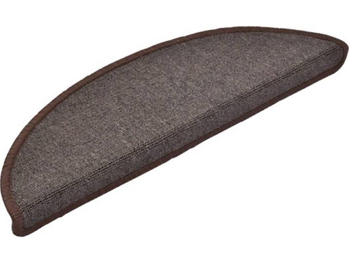 vidaXL - Trapmatten - 15 - st - 56x17x3 - cm - Koffiebruin - Halfrond