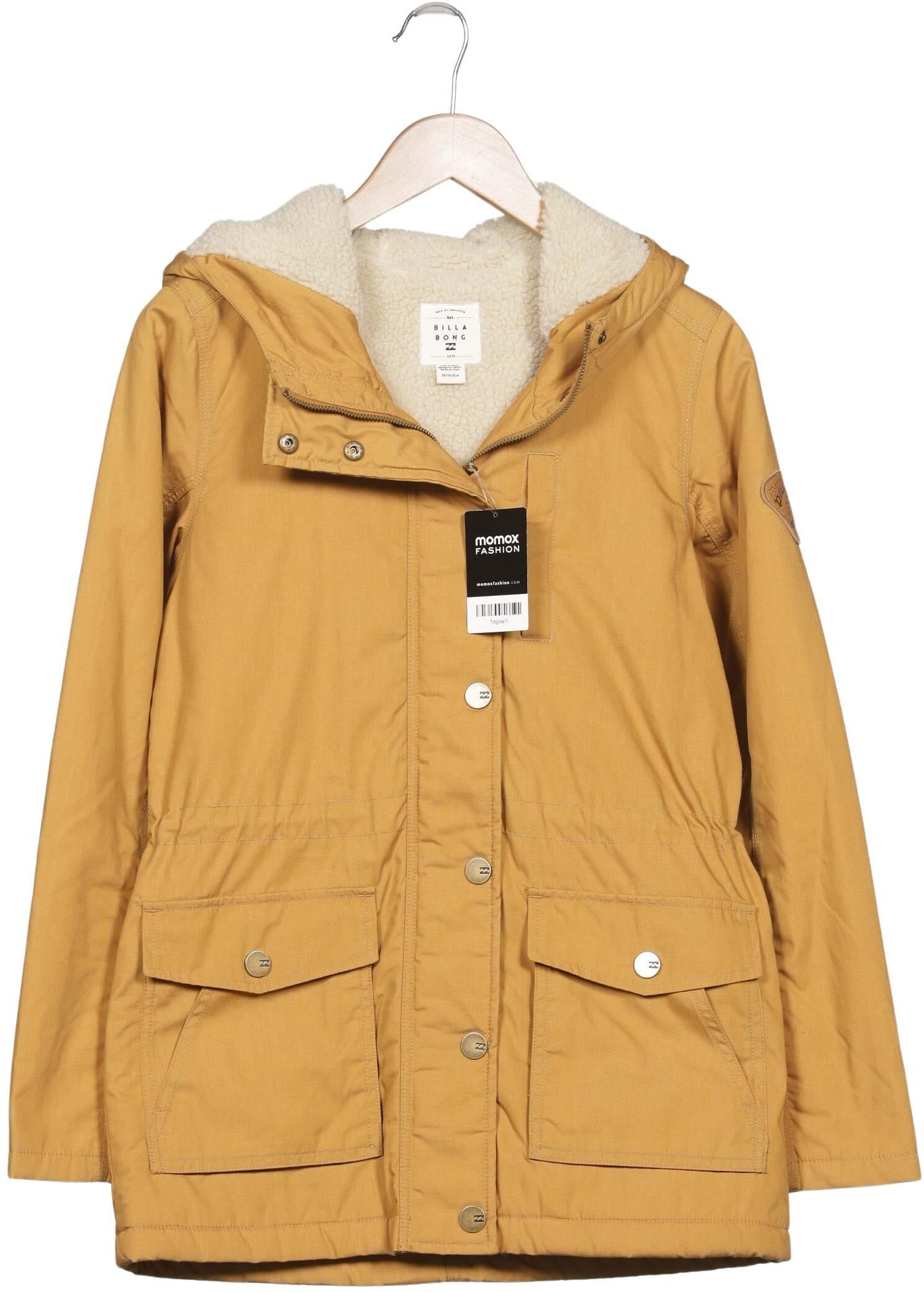 Billabong Damen Mantel, Gelb, Gr. XS, Baumwolle / Synthetik - Second Hand