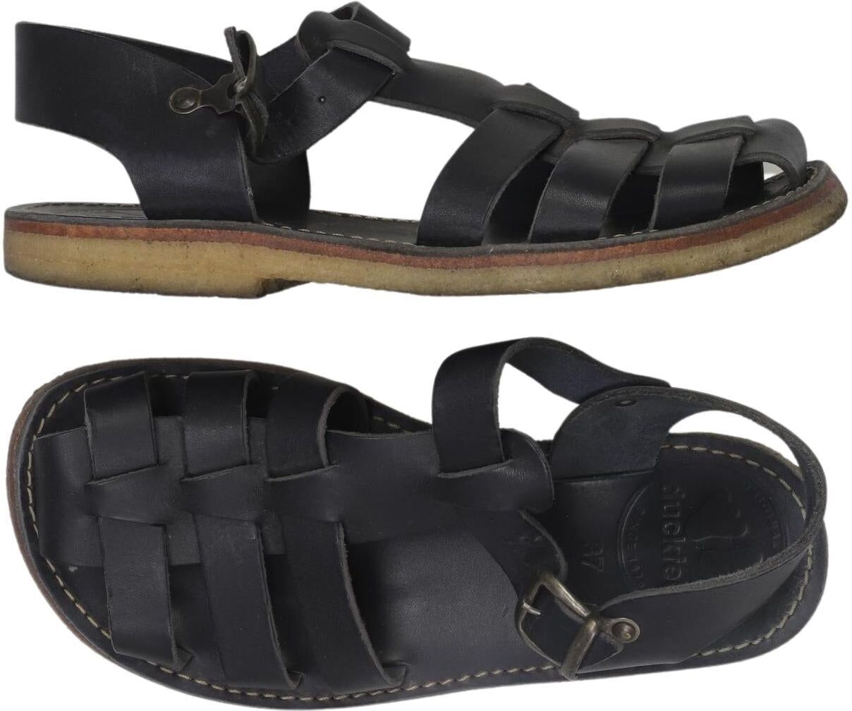Duckfeet Damen Sandalen, Schwarz, Gr. EU 37, kein / Etikett - Second Hand