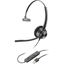 HP Poly EncorePro 310 (Kabelgebunden, USB-A), Office Headset, Schwarz