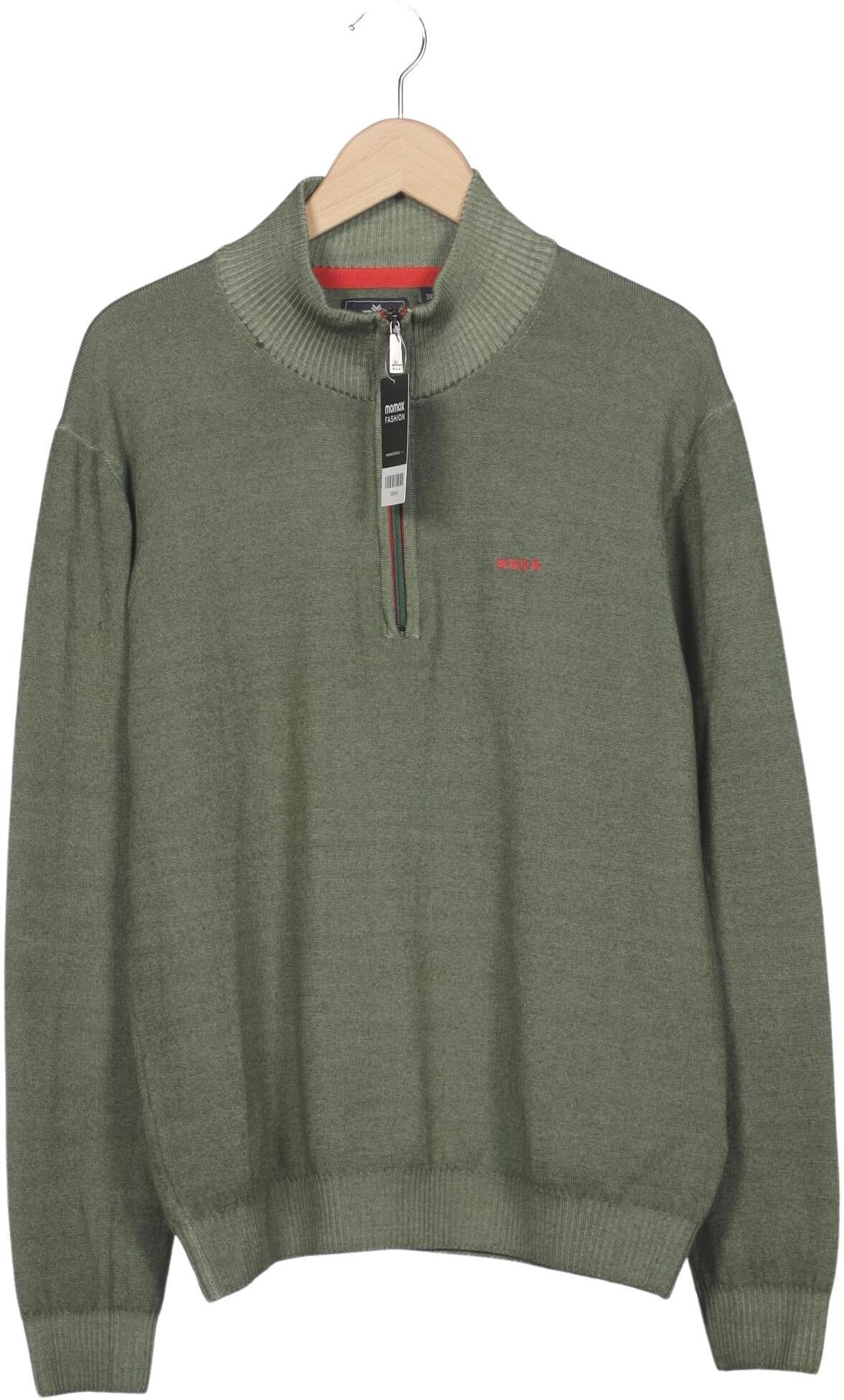 NZA NEW Zealand Auckland Herren Pullover, Grün, Gr. 3Xl, Merino - Second Hand
