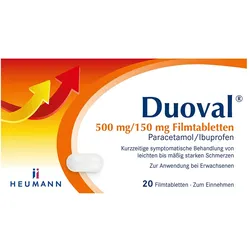 DUOVAL 500 mg/150 mg Filmtabletten 20 St