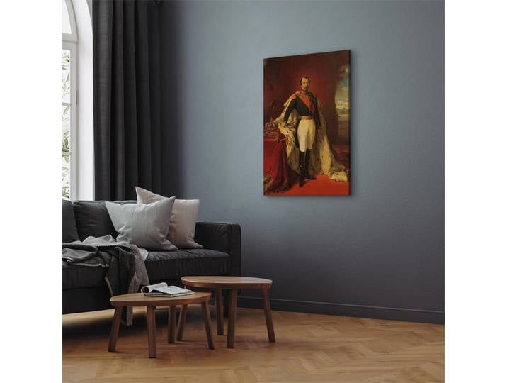 Toile Portrait de Napoléon III Feutre Marron/Marron 60 x 90cm