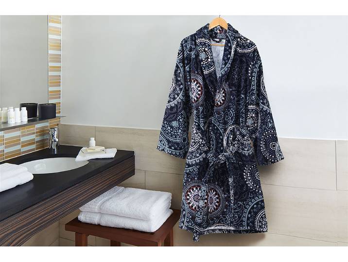 Bademantel Medley 120 x 3 x 135cm Blau