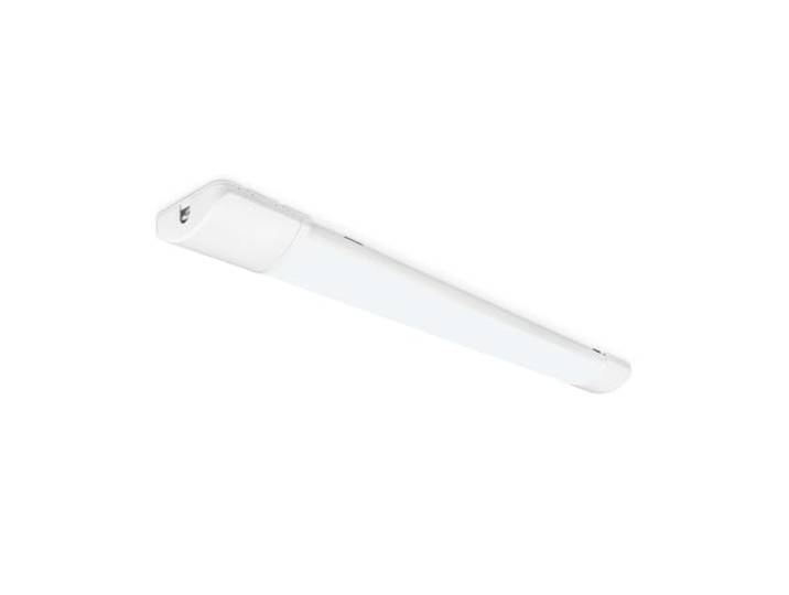 BRILONER - LED Leiste mit tageslichtweißem Licht, erweiterbar, Unterbauleuchte, Unterbauleuchte Küche LED, Werkstattlampe, Schrankbeleuchtung, Arbeitsleuchte, 61,5 x 7 x 2,5 cm, Weiß