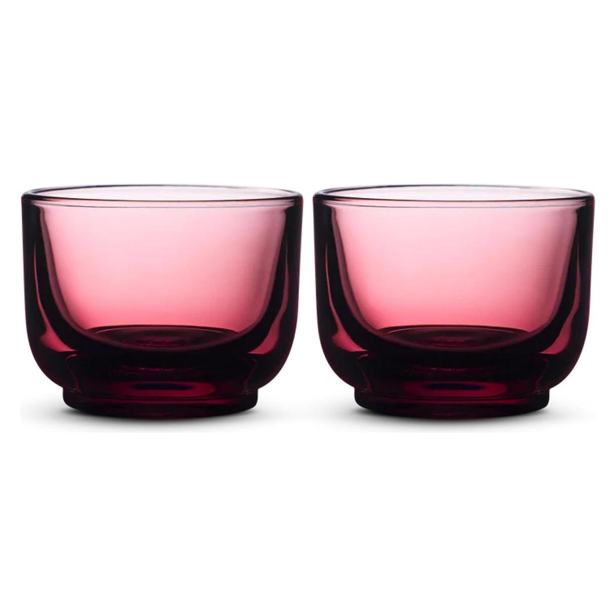 Fellow 2er-Set Pirch Cortado-Gläser, 120 ml, Rot (0.12 l, 2x) (65720775)