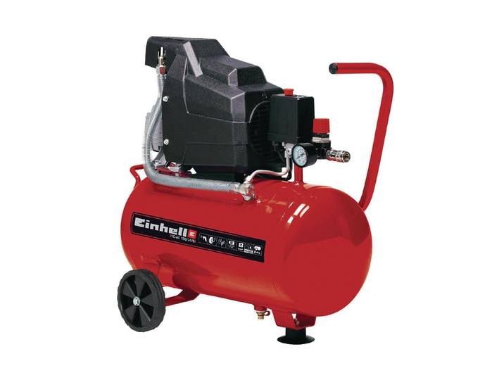 Kompressor EINHELL TC-AC 190/24/8 , rot (ohne farbbezeichnung), Kompressoren, Kompressor