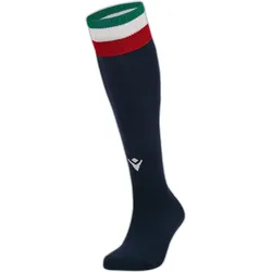 Macron, Unisex, Sportsocken, outdoor-socken kind italie rugby 2022/23 (35 - 38), Schwarz