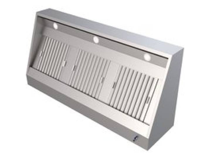 Hotte Murale Sans Moteur Profondeur 950 mm - L 1000 à 3000 mm - Combisteel - l- L1000- P- h- l- L1000- P- h-