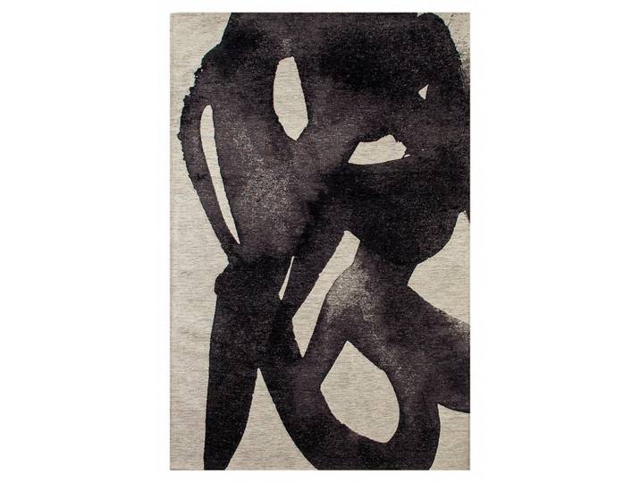 Teppich Soot Lola&Moi 240/340 cm, Silberfarben, Abstrakt, Grafikmuster, Rechteckig, 240x340 cm, in verschiedenen Größen erhältlich, rutschfeste Unterfläche, für Fußbodenheizung geeignet, Teppiche und Böden, Teppiche