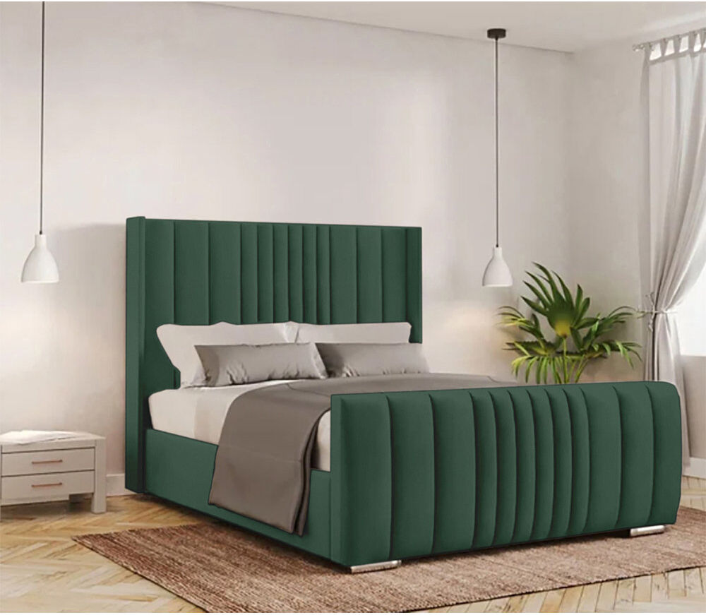 Fairmont Park Schwamm Upholstered Bed Frame Emerald Single (3')