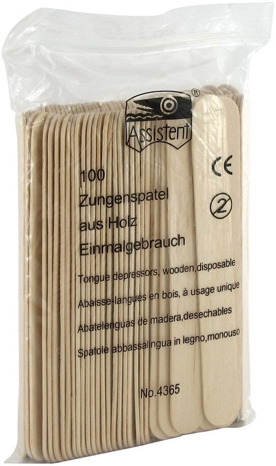 Zungenspatel aus Holz 100stk