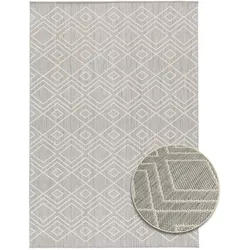 In- und Outdoorteppich RENEW - Diamond Rhythm - Grau - 240x340cm