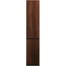 burgbad Lin20 Hochschrank freistehend mit 2 Türen, 2 Winkelablagen, Türanschlag rechts, 400x345x2000mm, HSPL040RF5359, Farbe: Eiche Dekor Rost