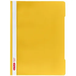 herlitz Schnellhefter Quality DIN A4 Kunststoff gelb