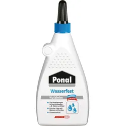 Ponal Holzleim Wasserfest, Flasche mit 225g, 9H PN18S