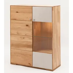 Boegner Highboard Sabrina Holz Braun Wildeiche