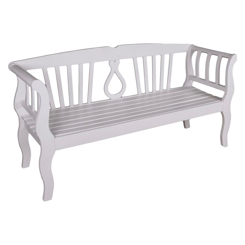 Harms Arcadia Gartenbank weiss 175.0 cm (985112)
