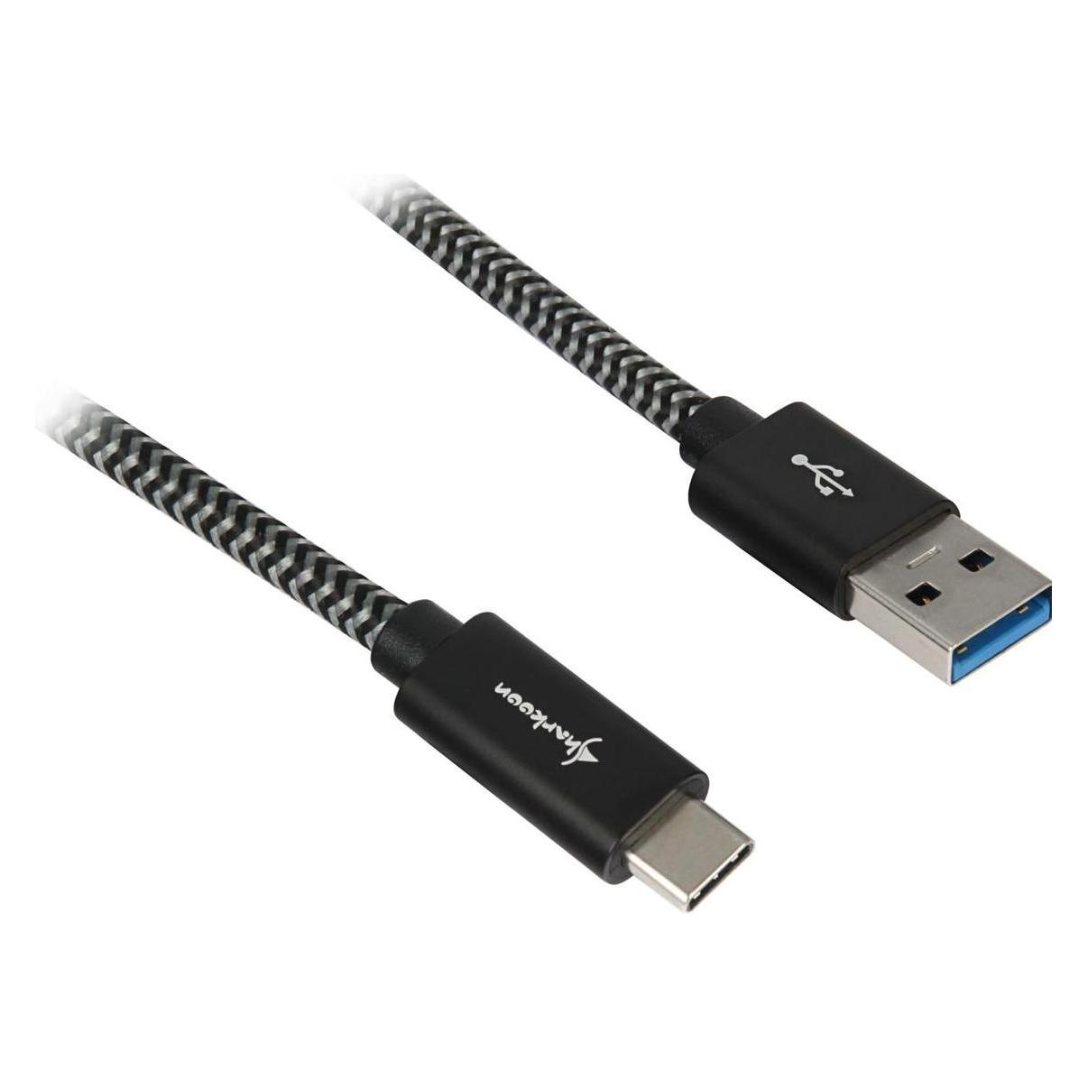 Sharkoon USB A - USB C (0.50 m, USB 3.2 Gen 2) (4044951027033)