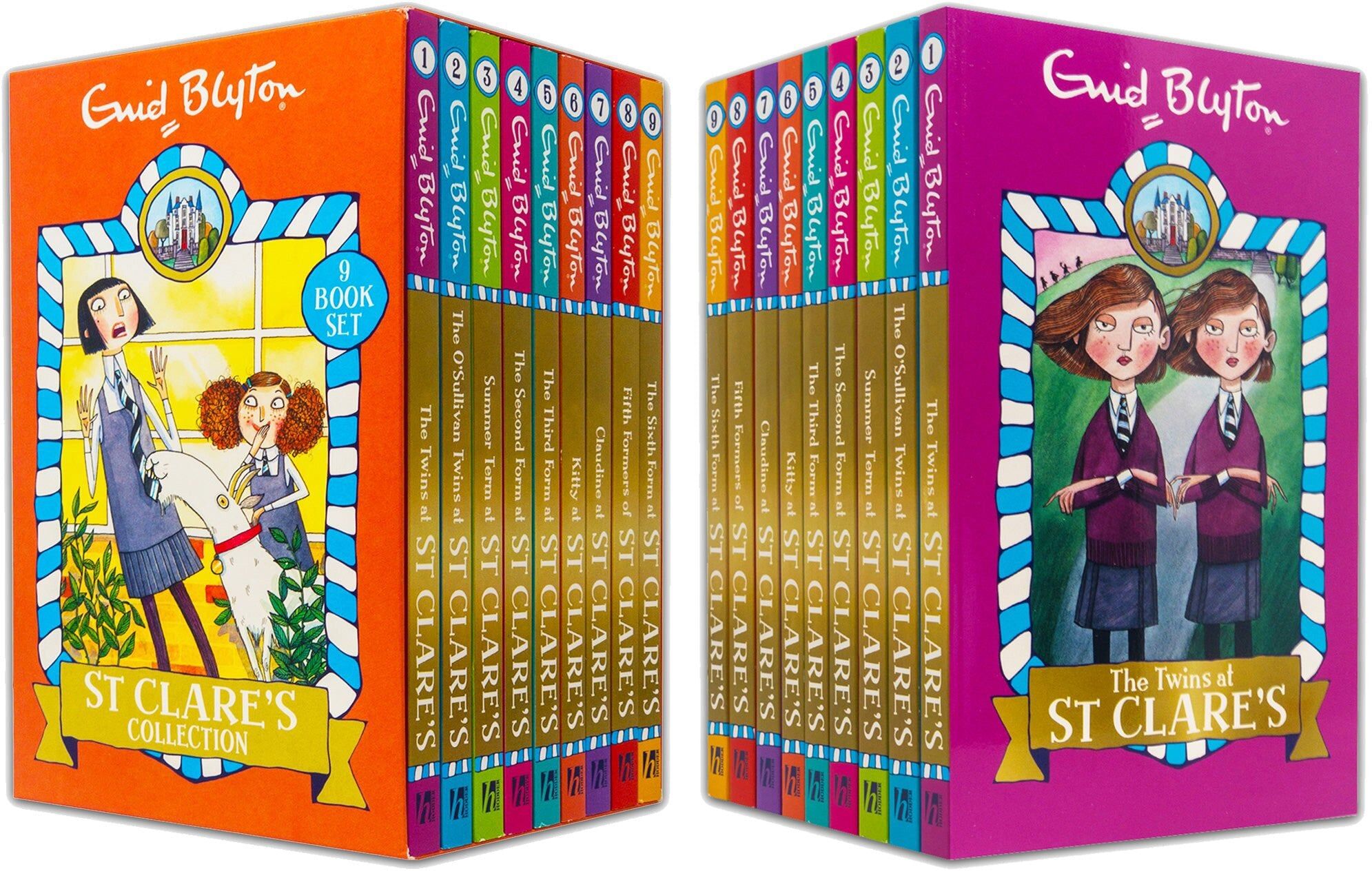 HODDER PUBLISHING Enid Blyton – St Clare’s: 9 Books Boxed Set Collection   Classic Children’s School Stories