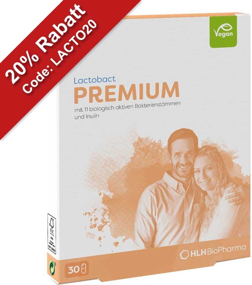 Lactobact PREMIUM Darm-Probiotikum mit Inulin Kapseln