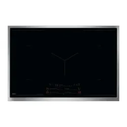 OIK85M00XB Induktionskochfeld 80cm Edelstahlrahmen Hob2Hood BridgeFunktion PowerBoost